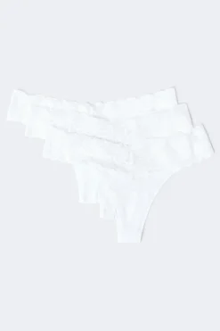 3-pack soft micro thong