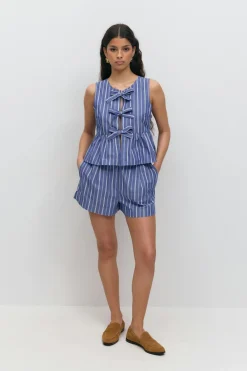 Poplin shorts
