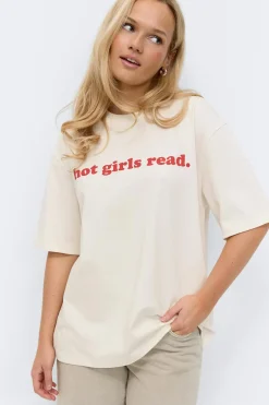 Printed oversized tee