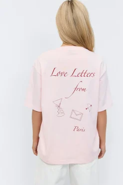 Printed oversized tee