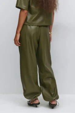 Pu balloon trousers
