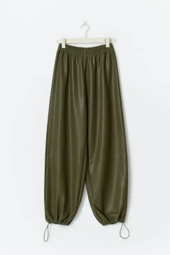 Pu balloon trousers
