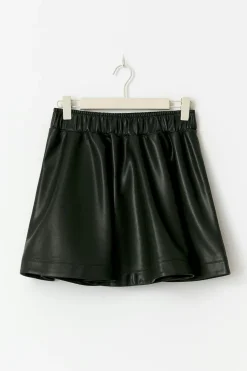 Pu mini skirt