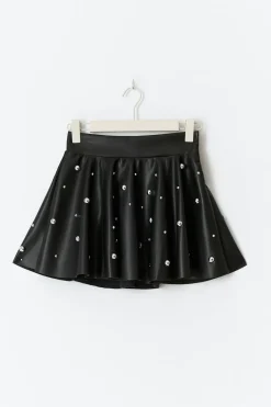 Pu mini skirt