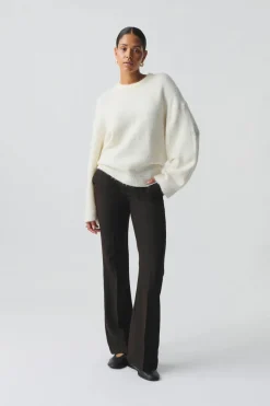 Relaxed bootcut trousers