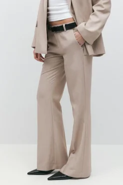 Relaxed bootcut trousers