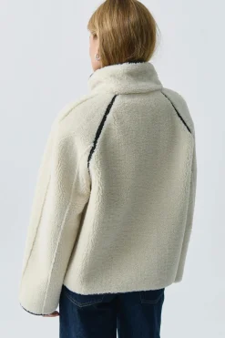 Reversible teddy jacket