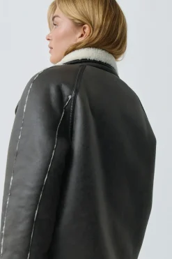 Reversible teddy jacket