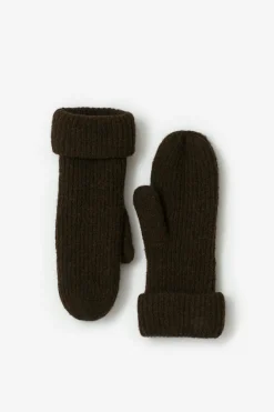 Rib mittens