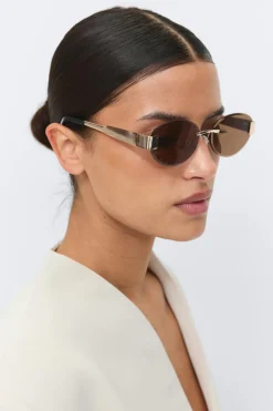 Rimless sunglasses