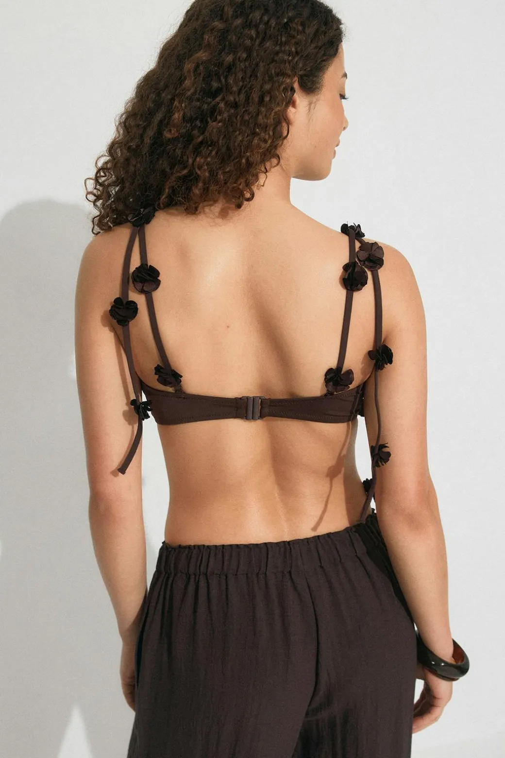 Rose strap bandeau