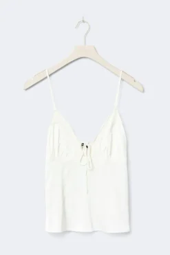 Satin loungewear singlet