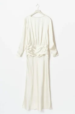 Satin maxi dress