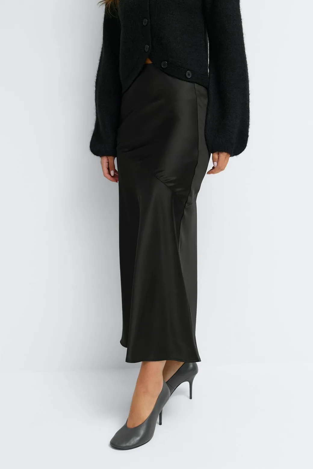 Satin skirt
