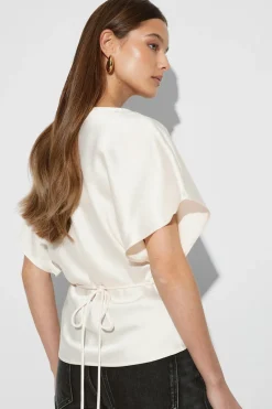 Satin top
