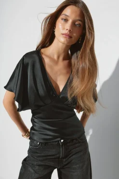 Satin top