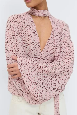 Scarf blouse