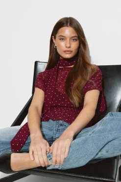 Scarf blouse