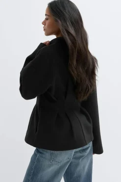 Sculpted felt jacket