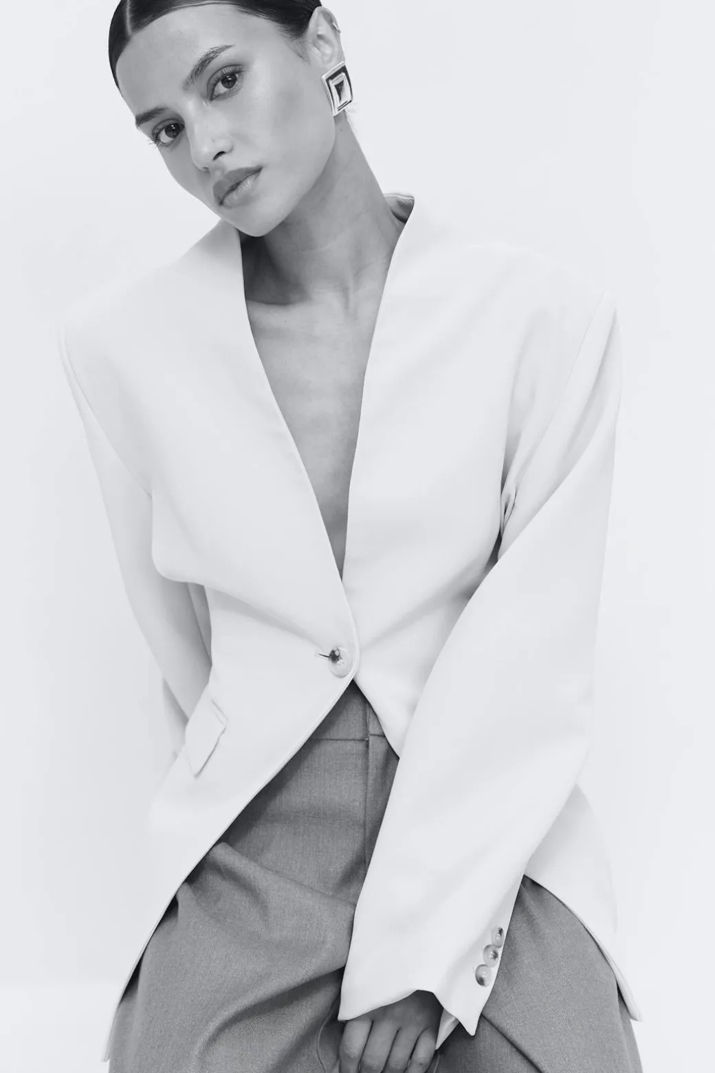 Shaped blazer