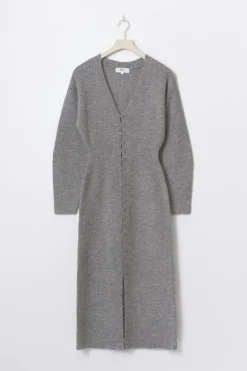 Shaped knitted dress