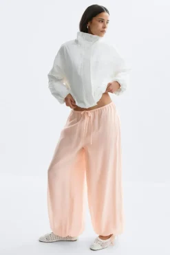 Sheer balloon trousers