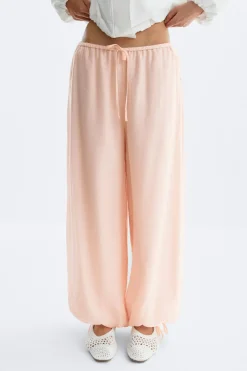 Sheer balloon trousers