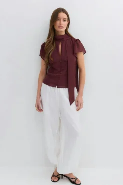 Sheer blouse