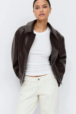Short pu jacket
