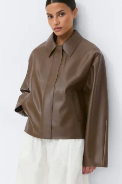 Short pu jacket