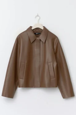 Short pu jacket