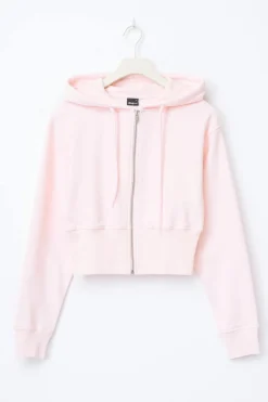 Slim fit zip hoodie