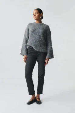 Slim straight jeans