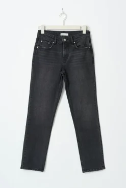 Slim straight jeans