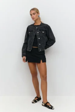 Slit detail skort