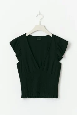 Smock frill top