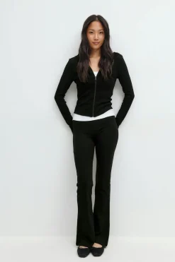 Soft flare trousers