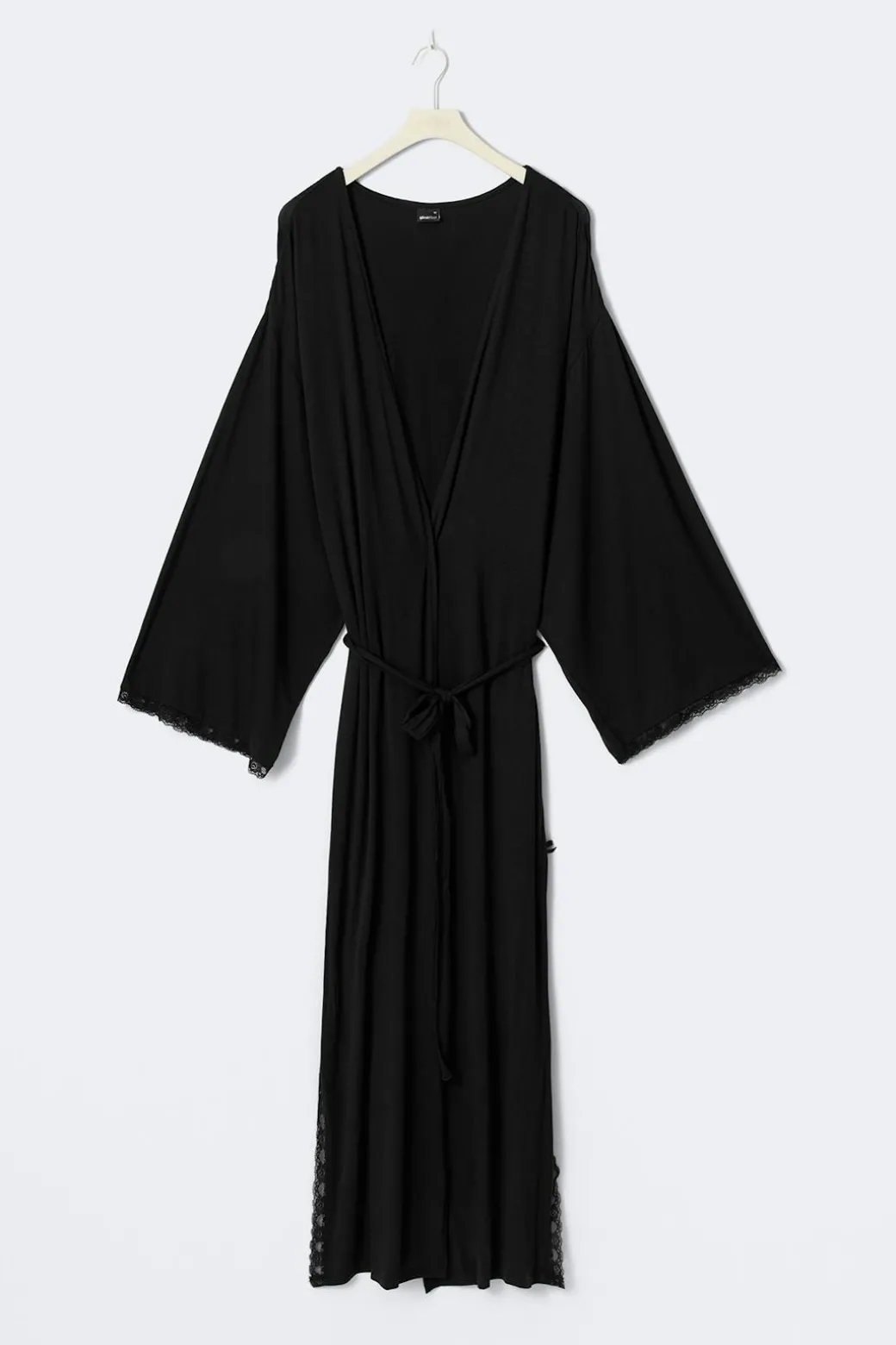 Soft lace loungewear robe