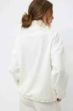 Soft sport zip sweater