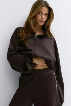 Soft sporty zip jacket