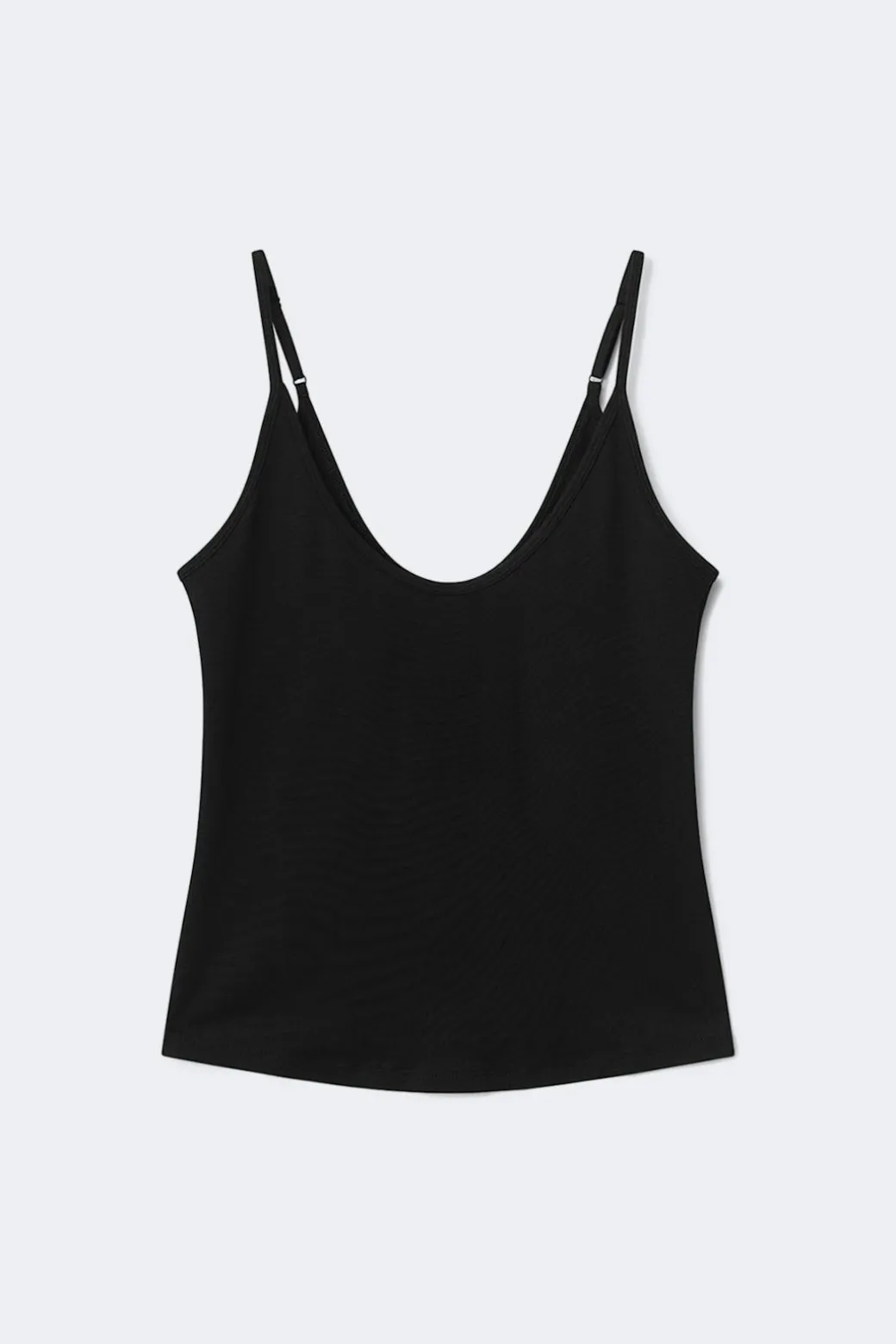 Soft strap yoga singlet