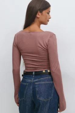 Soft touch jersey top