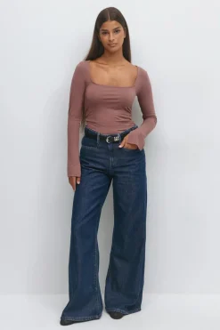 Soft touch jersey top