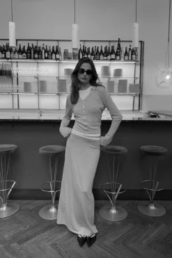 Soft touch maxi skirt