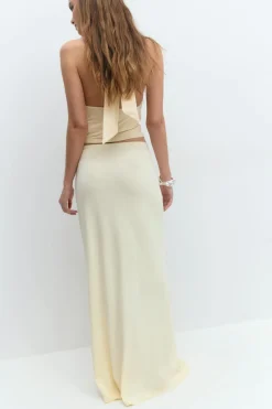 Soft touch maxi skirt