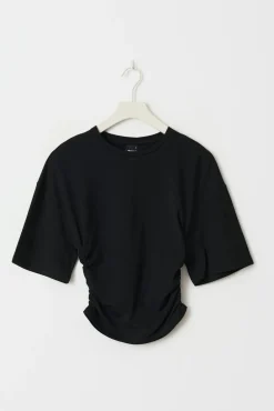 Soft touch ruched tee