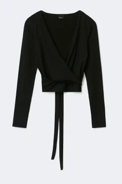 Soft wrap yoga cardigan