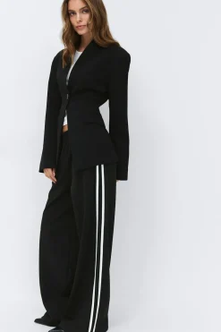 Sporty wide trousers