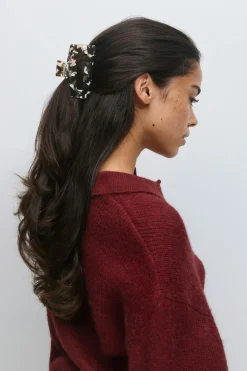 Square hair clip
