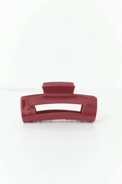 Square hair clip